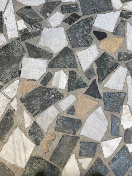 istock Tiled floor with a variety of shapes 1885186594