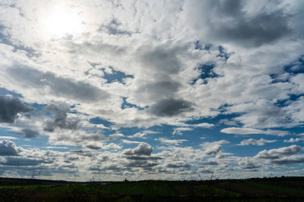 istock Landscape view of clouds in the blue sky 1885226559