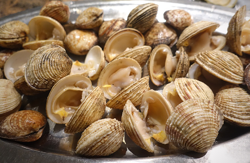 Clams  Open shellfish  Hors d’oeuvre buffet