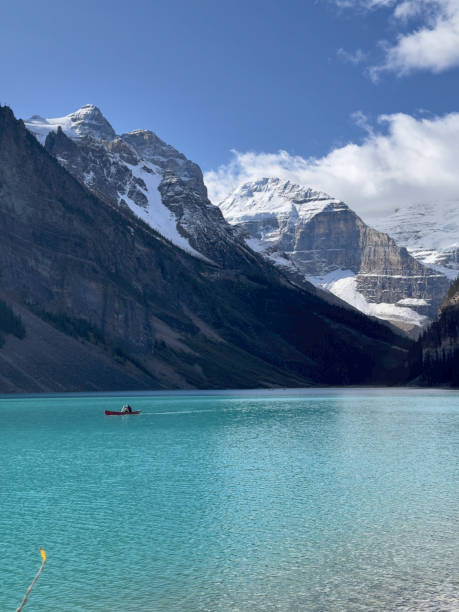 istock Canoe on Lake Louise - vertical 1885327471