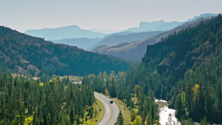 Static Aerial of Shoshone National Forest, Wyoming