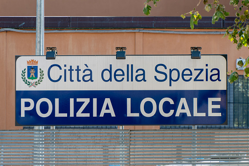 La Spezia, Italy, July 29, 2023. City local police barracks