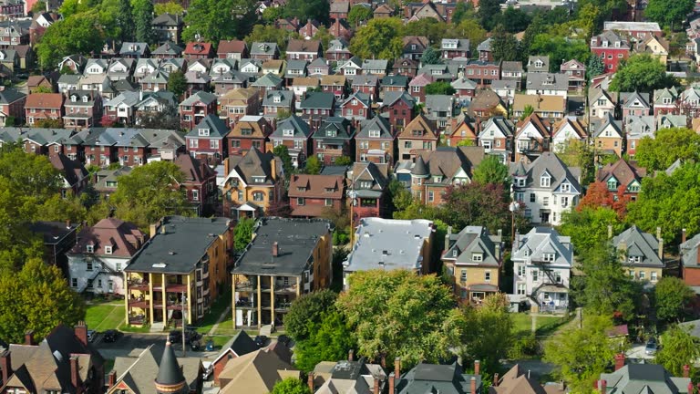 Victorian Houses in East End of Pittsburgh