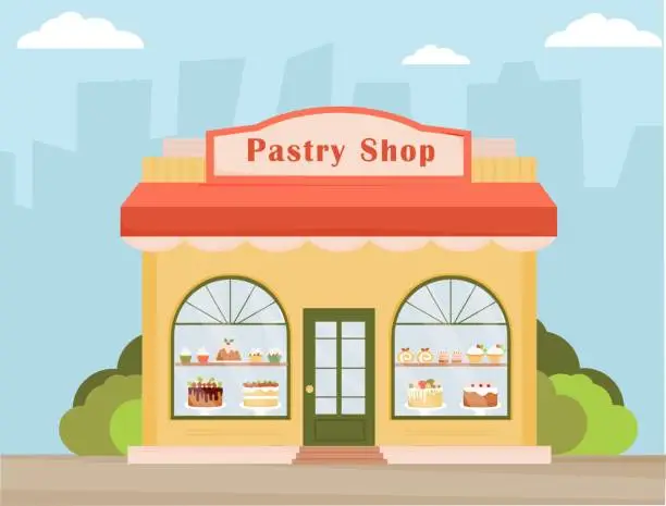 Vector illustration of Confectionary