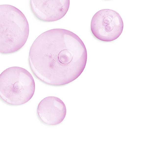 istock Serum on white background, top view. Skin care product 1885688533