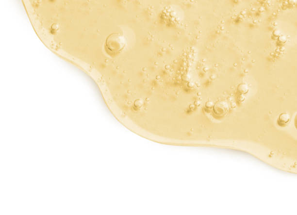 istock Serum on white background, top view. Skin care product 1885688534