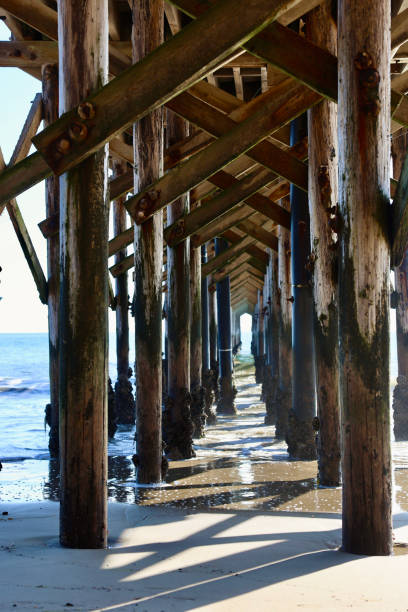 istock Under the boardwalk at the Gaviota pier 1885714905