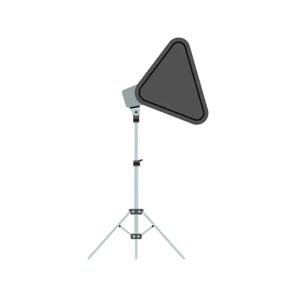 Vector illustration of Illustration of a striplight softbox.