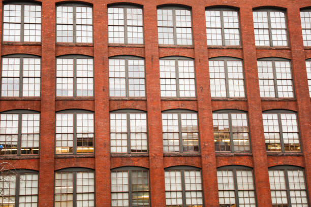 istock Brick building against blue sky, symbolizing stability and architectural legacy 1885748996