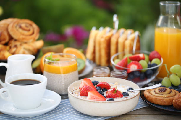 istock Breakfast in the garden 1885790892