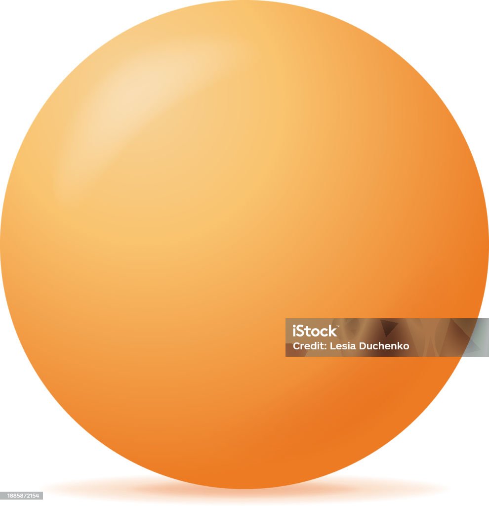 Orange Color Sphere 3d Orange Sphere Stock Illustration - Download Image Now - Atom ...