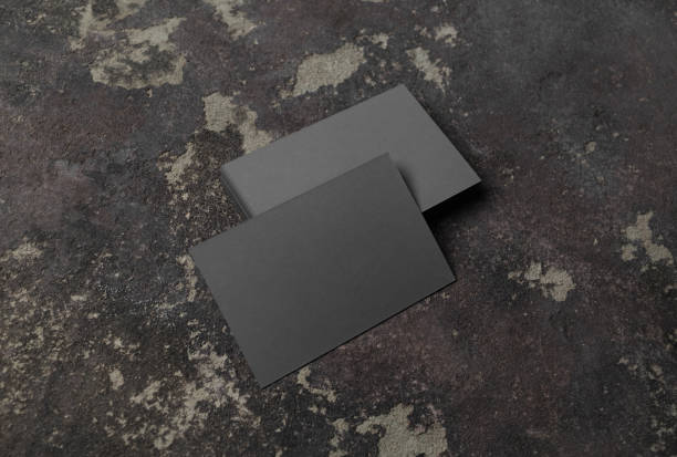 istock Grey business cards 1885982609