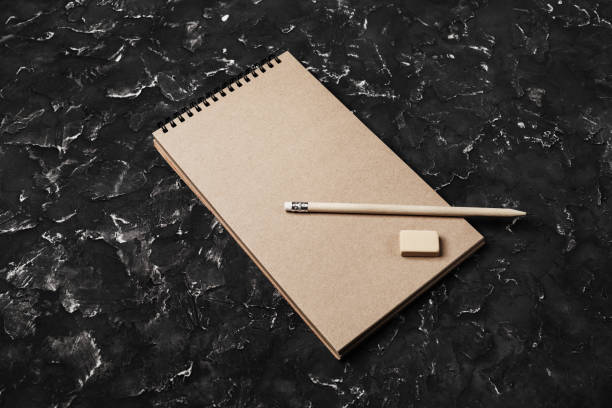 istock Sketchbook, pencil, eraser 1885982937