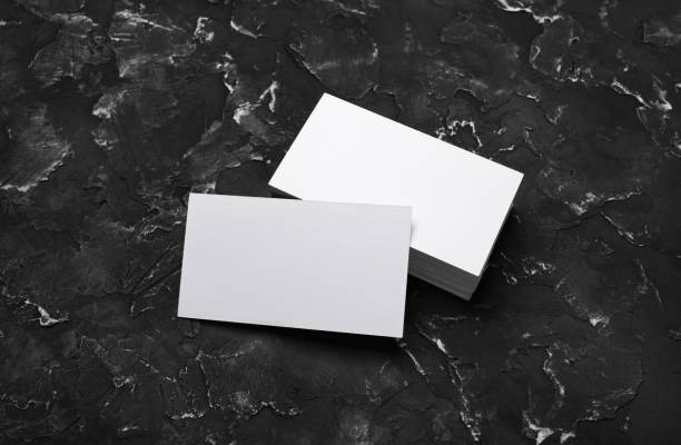 istock White business cards 1885983115