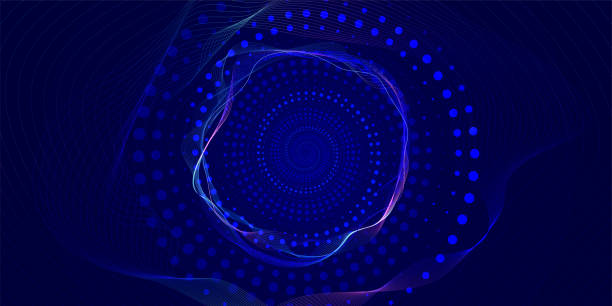 istock Technological background for design on the topic of artificial intelligence, neural networks, big data 1885990333