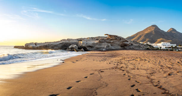 istock Los Escullos beach, Cabo de Gata, Spain 1885992593