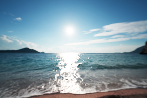 Defocused Sea Background