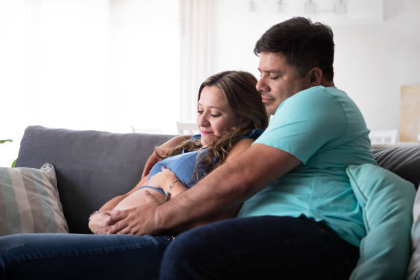istock Young couple waiting for a child 1886120761