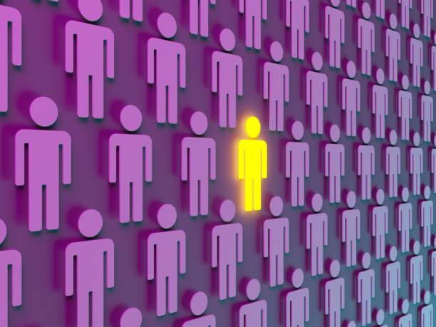istock Stand out from the crowd. Unique person. Different winner 1886525465