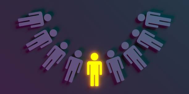istock Stand out from the crowd. Unique person. Different winner 1886530083