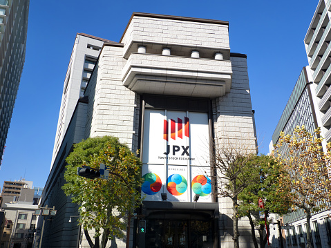 Tokyo Stock Exchange. Photographed on December 21, 2023 in Chuo-ku, Tokyo.