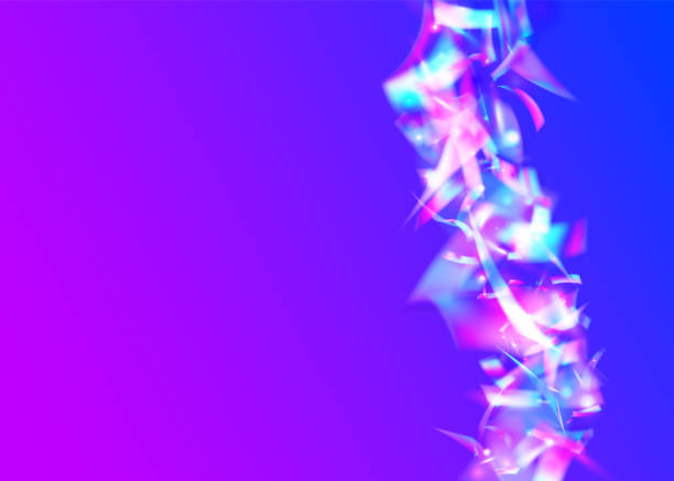 istock Birthday Texture. Bright Foil. Transparent Effect. Pink Party Glare. Metal Design. Blur Multicolor Gradient. Festive Art. Light Tinsel. Purple Birthday Texture 1886646247