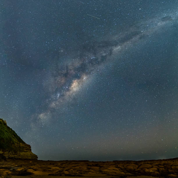 istock Starry night sky and the Milky Way Galaxy 1886660411