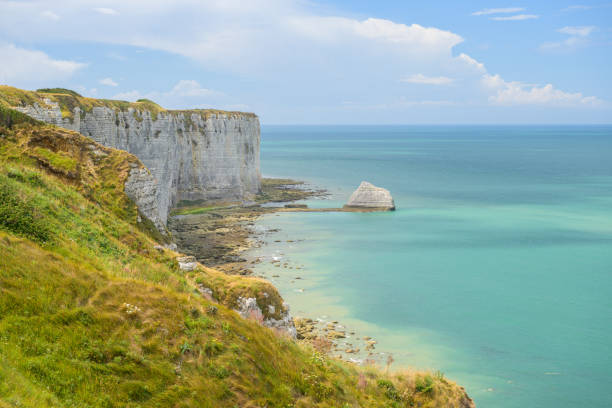 istock Cliffs near Yport on a sunny day 1886672319