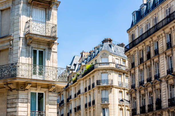 istock Old houses in Paris 1886741579