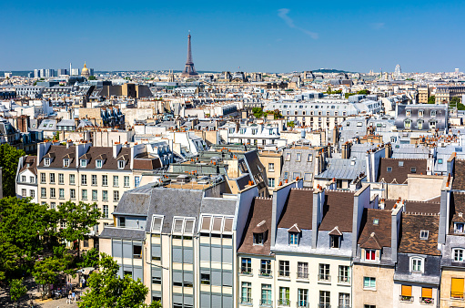 Skyline Paris with Eiffel tower