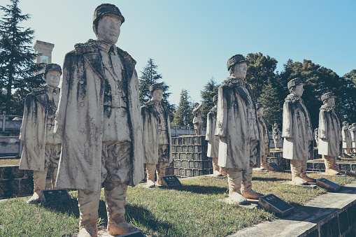 Sculpture Group of the Chinese Expeditionary Force at the Songshan Battle Site, Longling County, Baoshan City, Yunnan Province, China