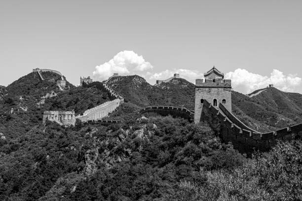 The Great Chinese Wall at Jinshanling stock photo