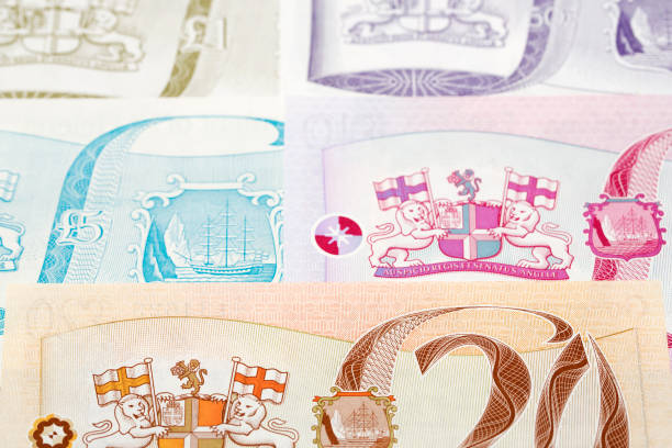 istock Saint Helena pound a business background 1886809887