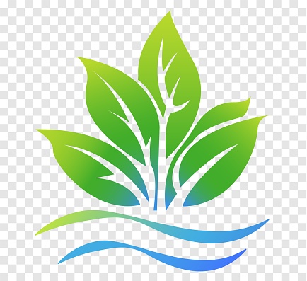 Hydroponics aeroponic logo template, health food icon, organic vegetable garden. Eco-friendly growing. Vector illustration.