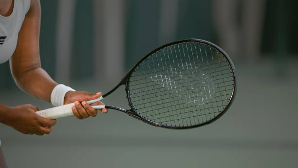 istock Tennis player playing match 1886846234