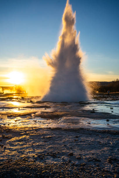 istock Geyser Eruption Iceland 1886972408