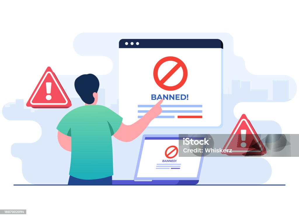 Internet Block Forbidden Blocked Or Banned Website System Connection Ad Blocking Software Banned ...