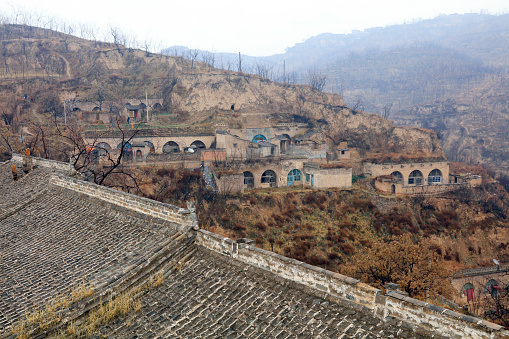 Shanxi Mountain Village Architectural Scenery in China