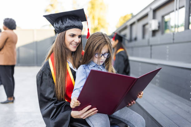 istock Mother and daughter celebrating graduation 1887122675