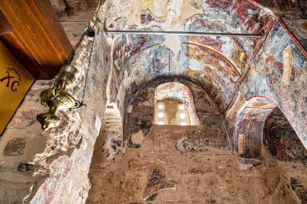 istock Moni Grivitsanis old Orthodox Church in Messenia - Greece 1887149061