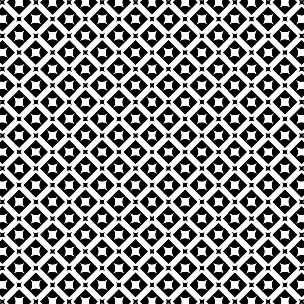 Vector illustration of Rounded inverted squares pattern on white