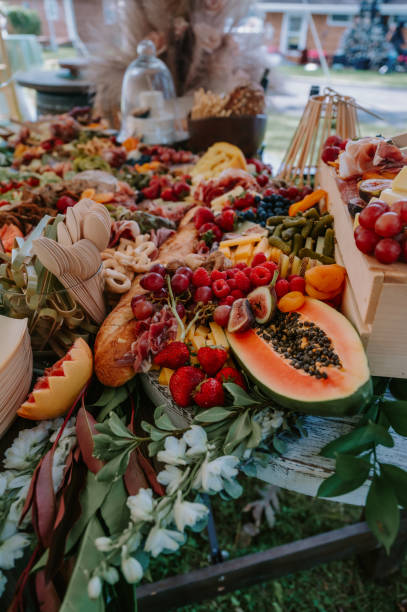 istock Large colorful summer charcuterie table 1887192204