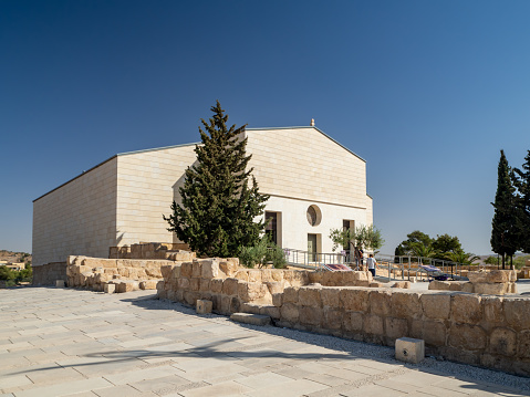 Mount Nebo church, place where Moses was granted a view of the Promised Land, Madaba, Jordan