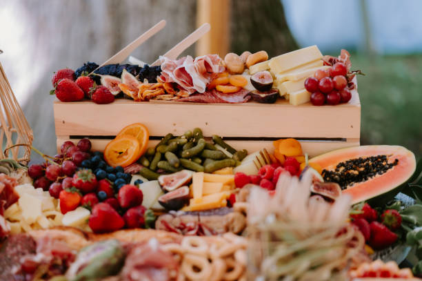 istock Large colorful summer charcuterie table 1887203669