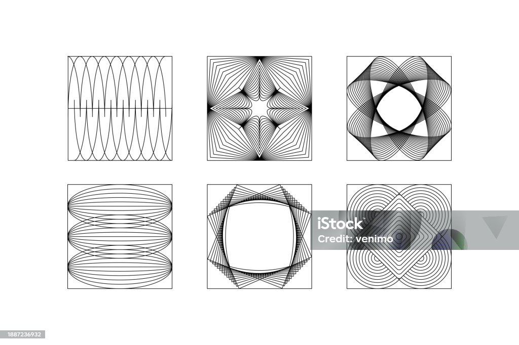 Less Detailed Designs Vector Set Of Design Elements And Illustrations In Simple Minimalist ...
