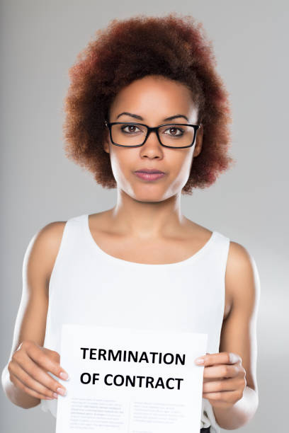 istock Momentous termination notice professionally handled 1887243658