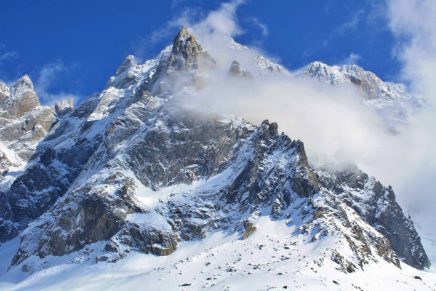 The Alps Mountain Vew from Chamonix-Mont-Blanc