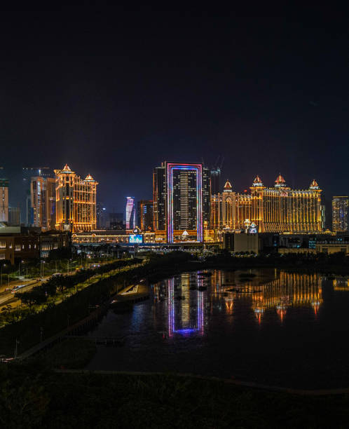 istock Night view of macau 1887366897