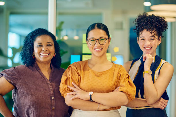 istock Diverse Colleagues Brainstorming on Glass Wall 1887444778