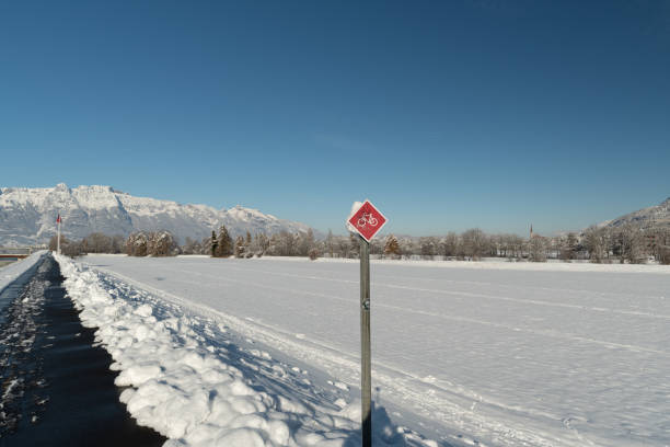 istock Incredible winter scenery in Vaduz in Liechtenstein 1887445864